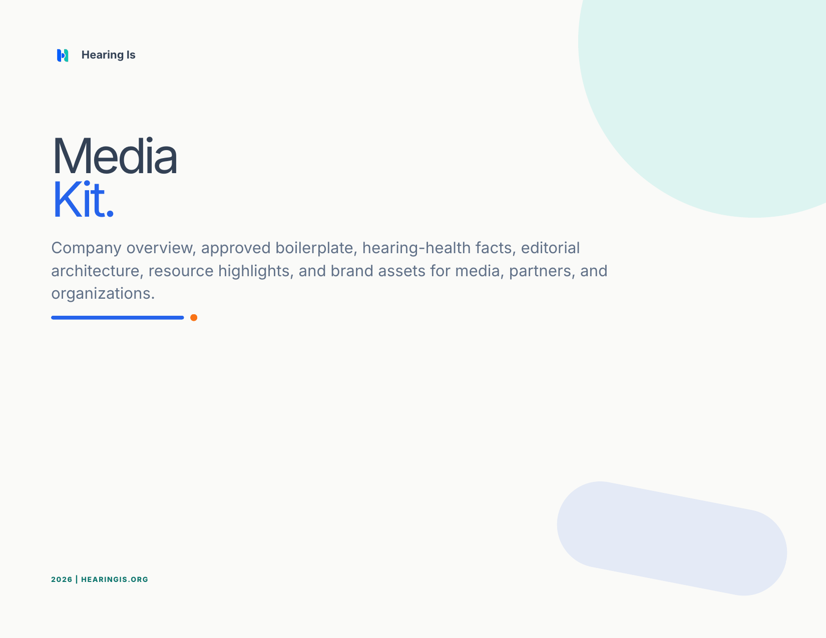 Preview of the Hearing Is Media Kit